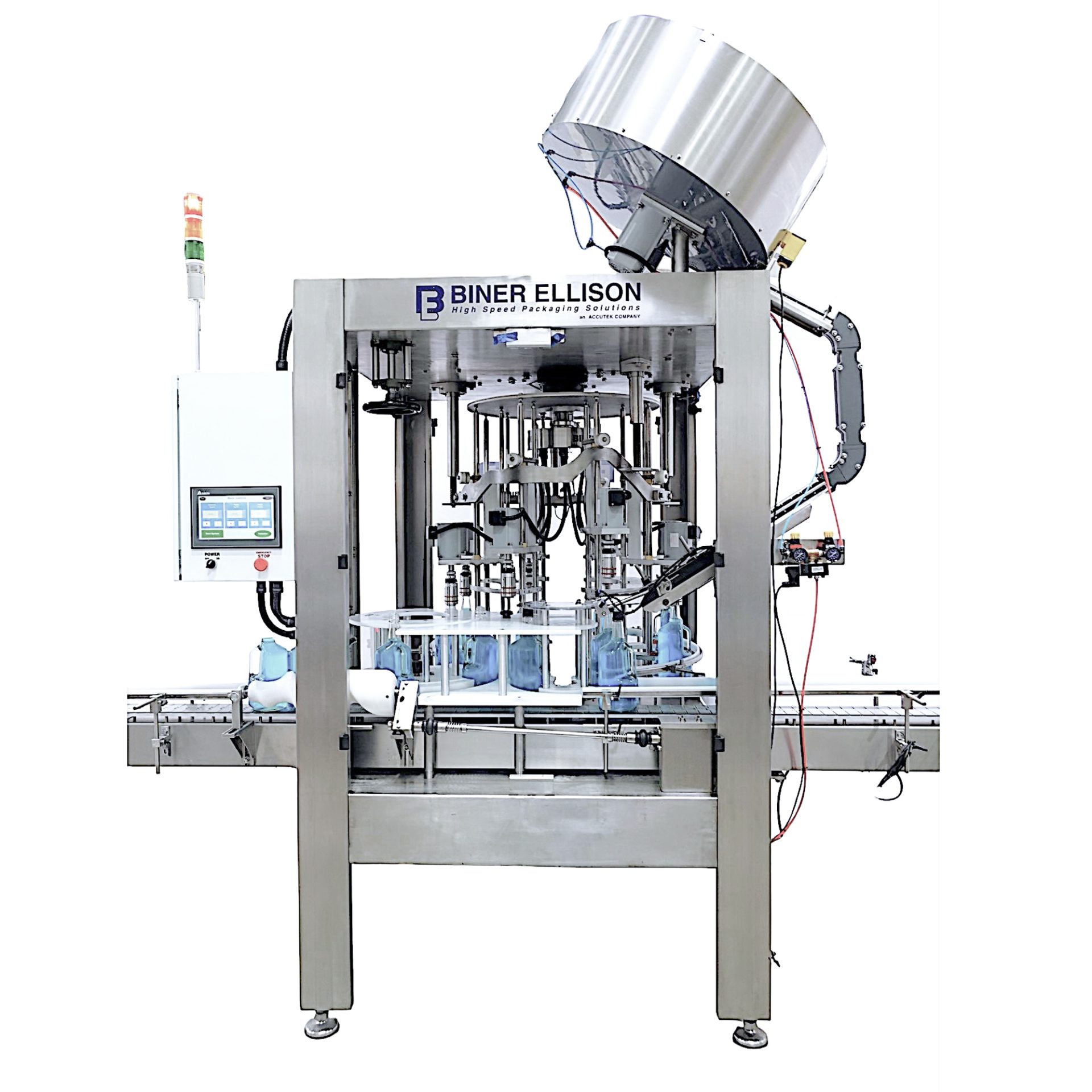 Screw Chuck Capping Machines - Accutek Packaging Machinery