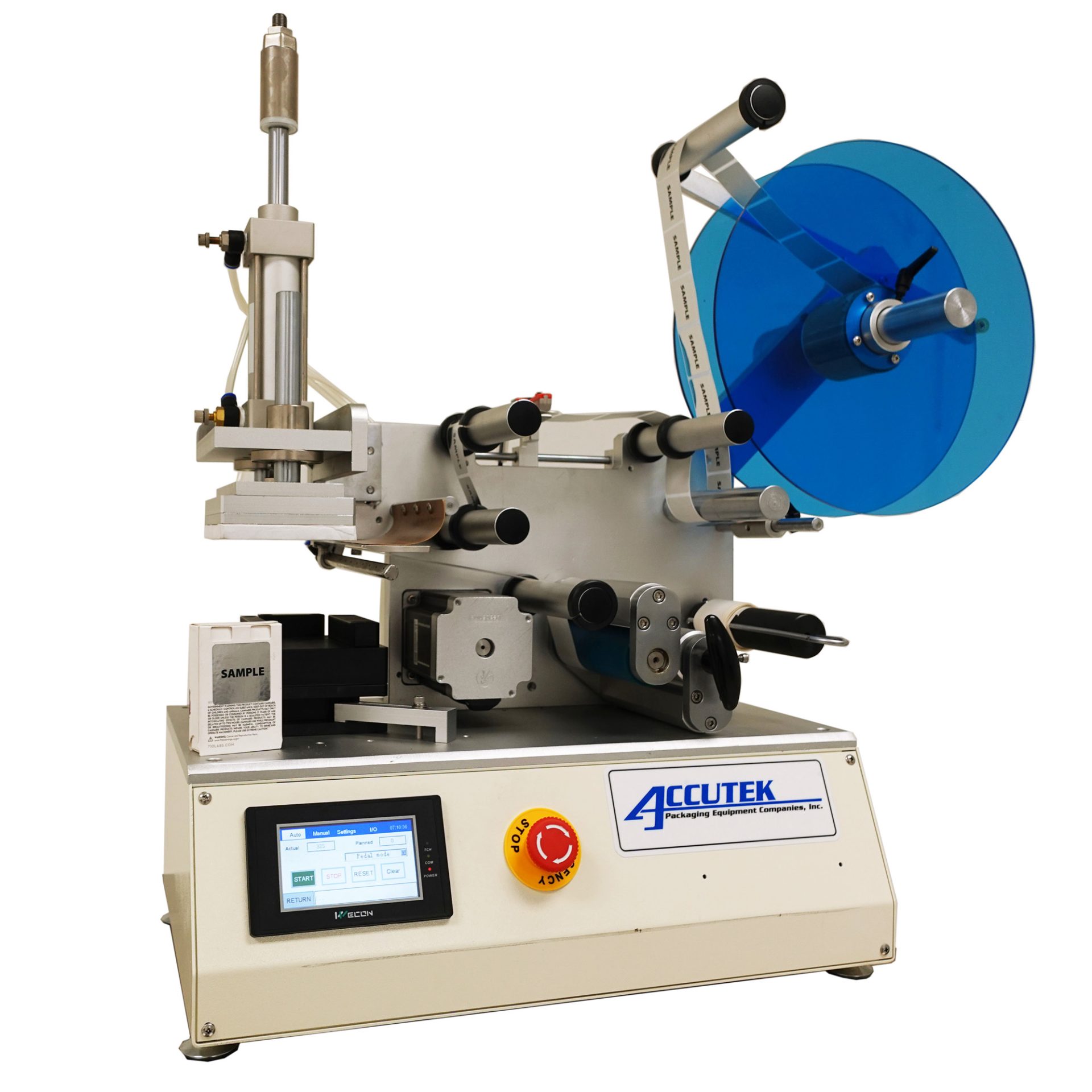 Table Top, Top-down Labeler | labeling machines | Accutek Packaging