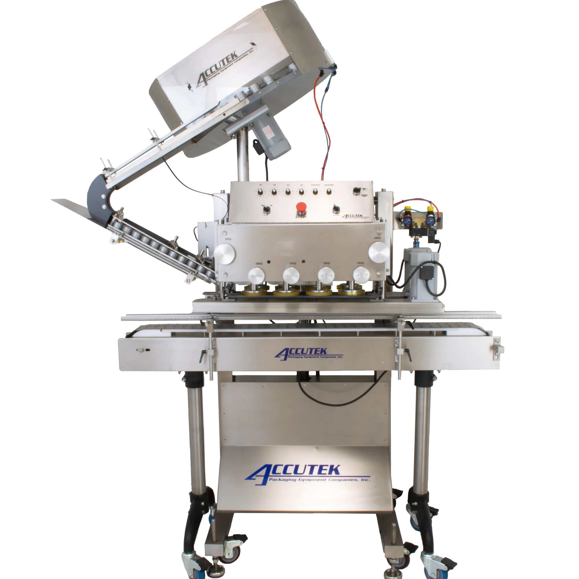 Square Capping Machine Accutek Packaging Equipment Company: Filler, Capper, Labeler