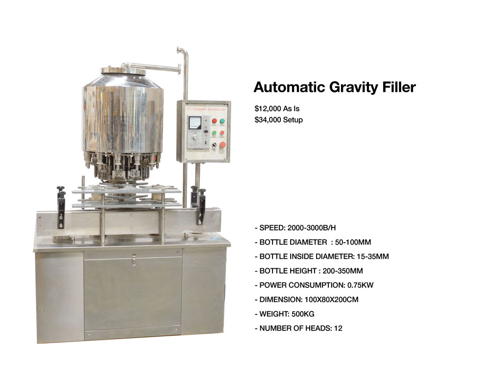 Automatic Gravity Filler
