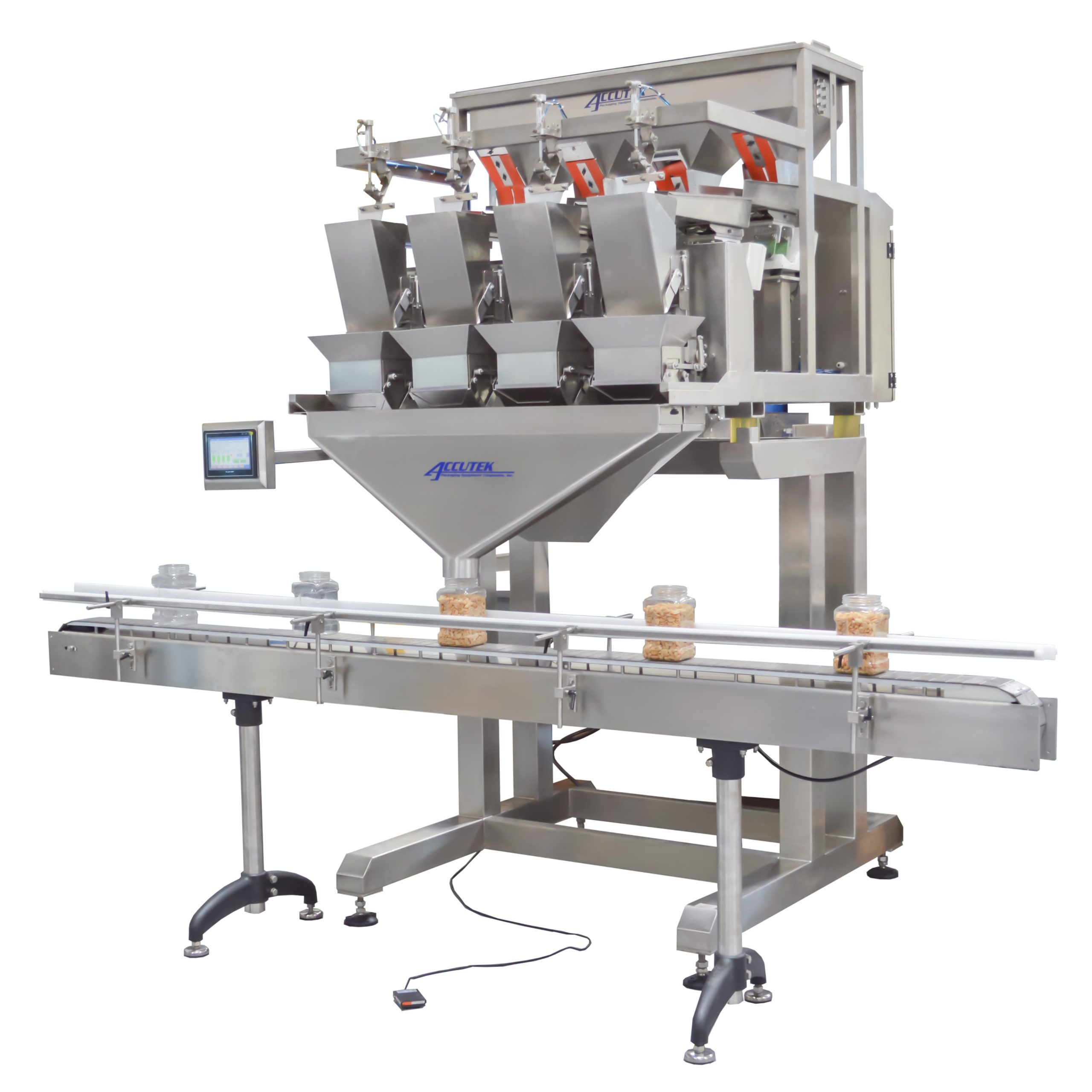 Automatic Weigh Filling Machine Weigh Filler Accutek Packaging