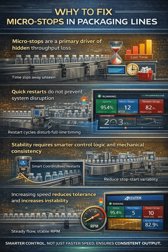 Fixing Micro-stops for efficiency - Accutek Packaging Equipment Company, Inc.
