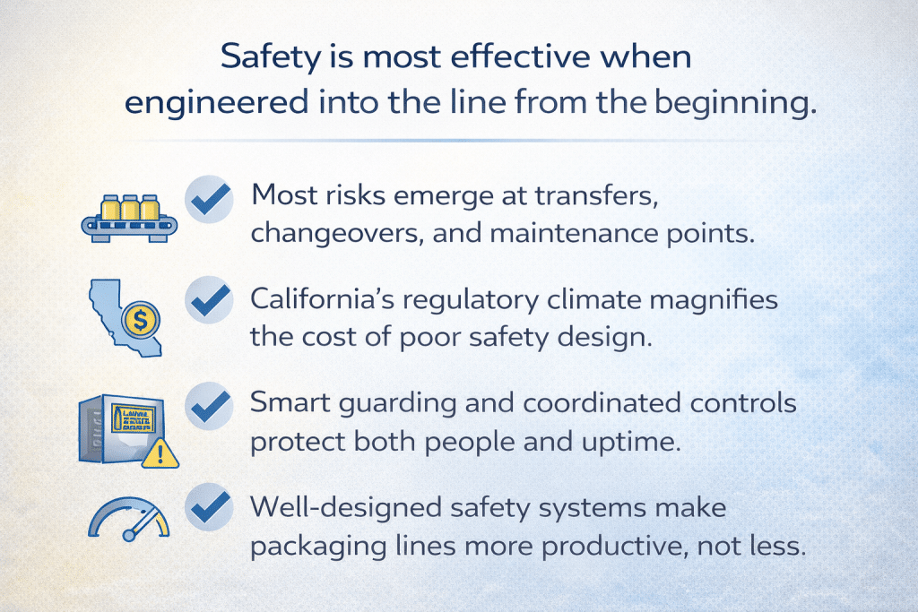 Key Takeaways for Packaging line Safety