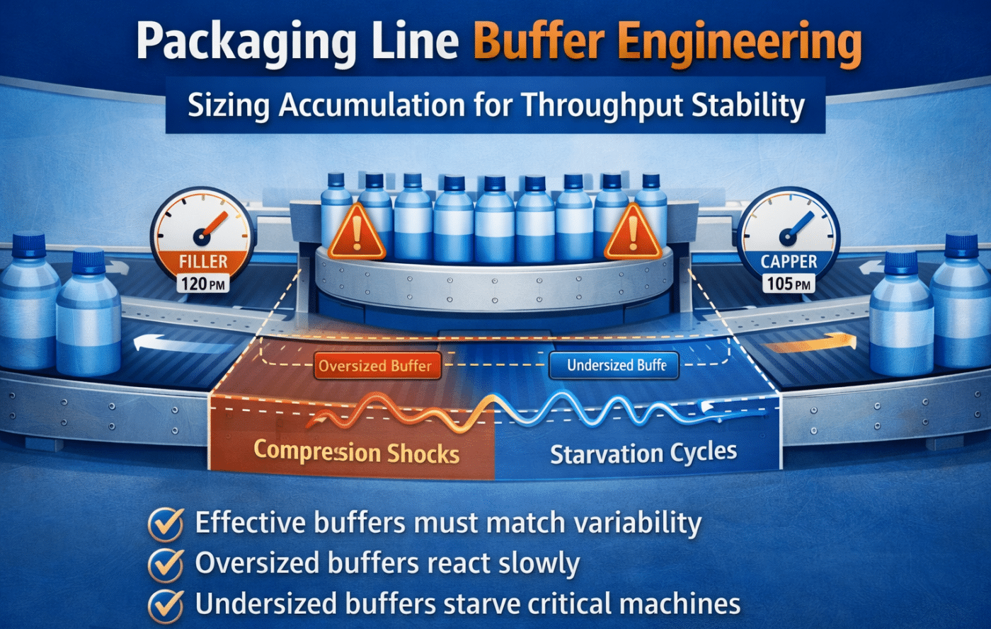 Packaging line buffer stability overview - Acccutek Packaging Equipment Company, Inc.