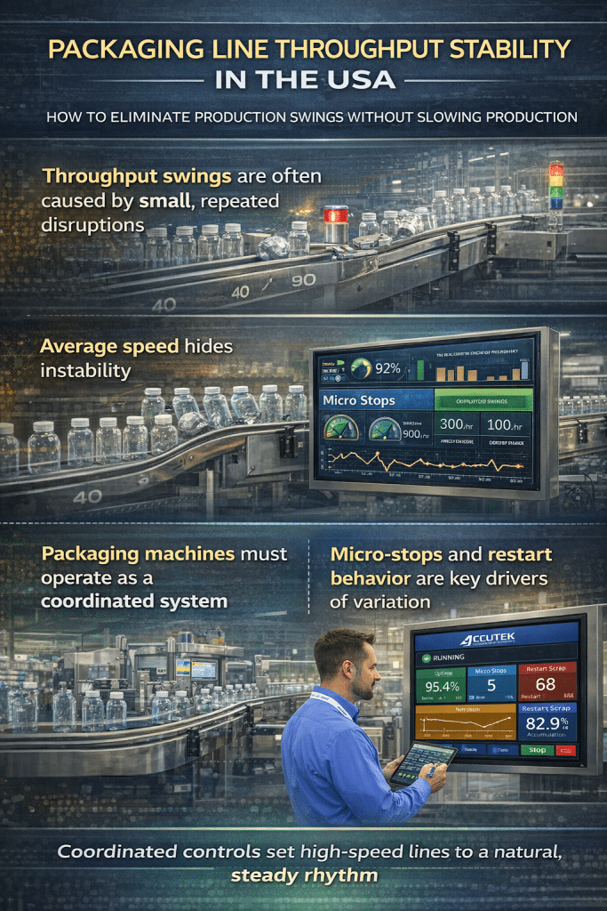 Packaging line stability insights