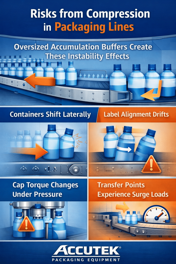 Risks of oversized buffers in packaging