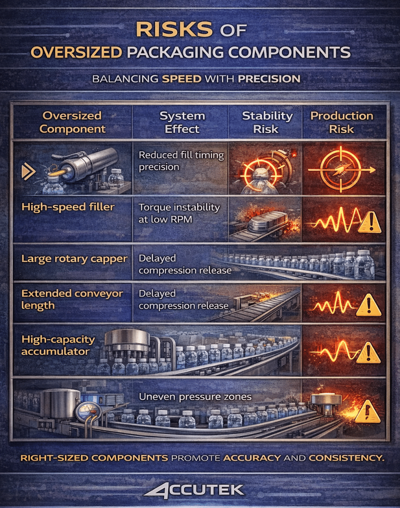 Oversized Components and System Risk - Accutek Packaging Machines