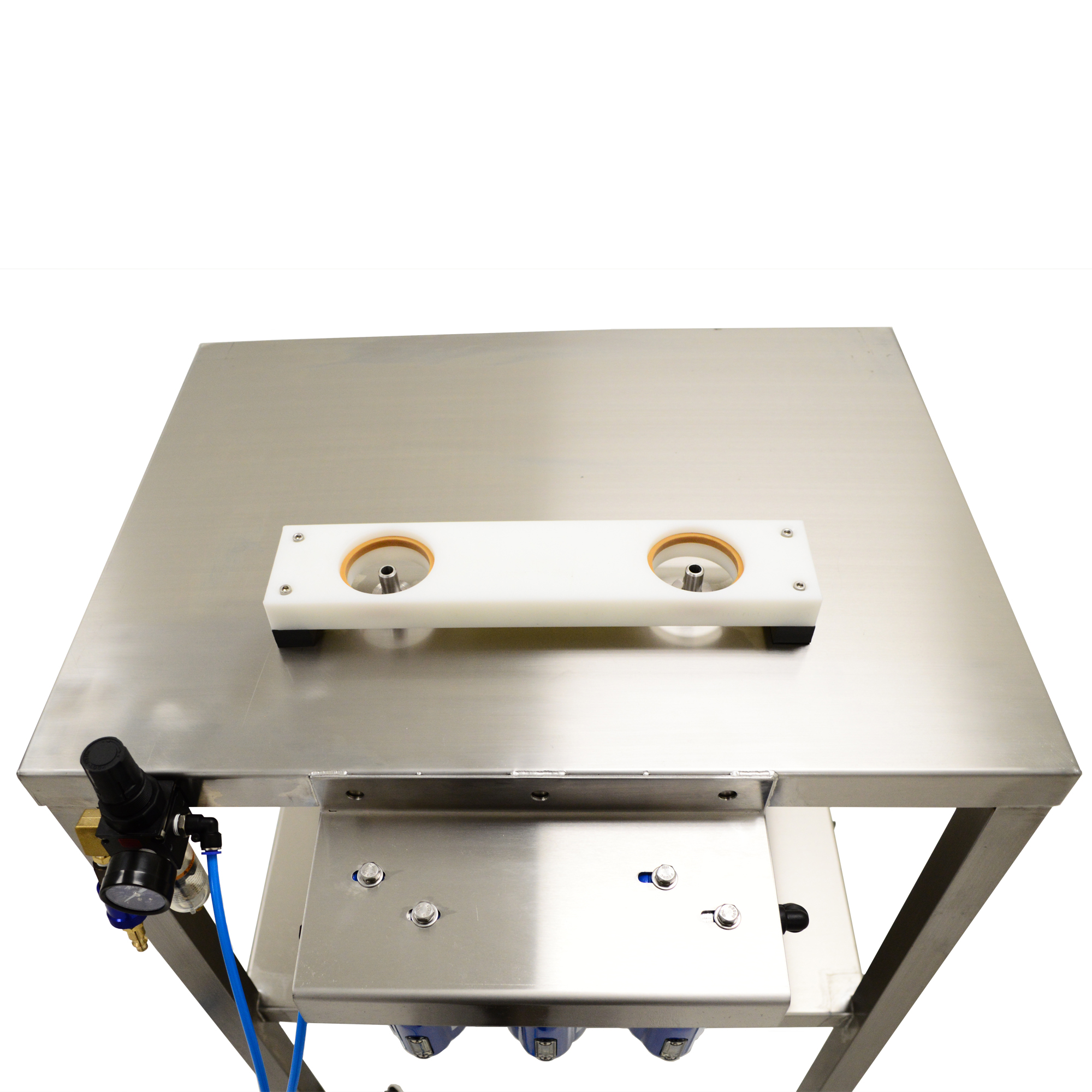 Table Top Semi Auto Bottle Cleaner - Bottle-Blower - Accutek Packaging ...